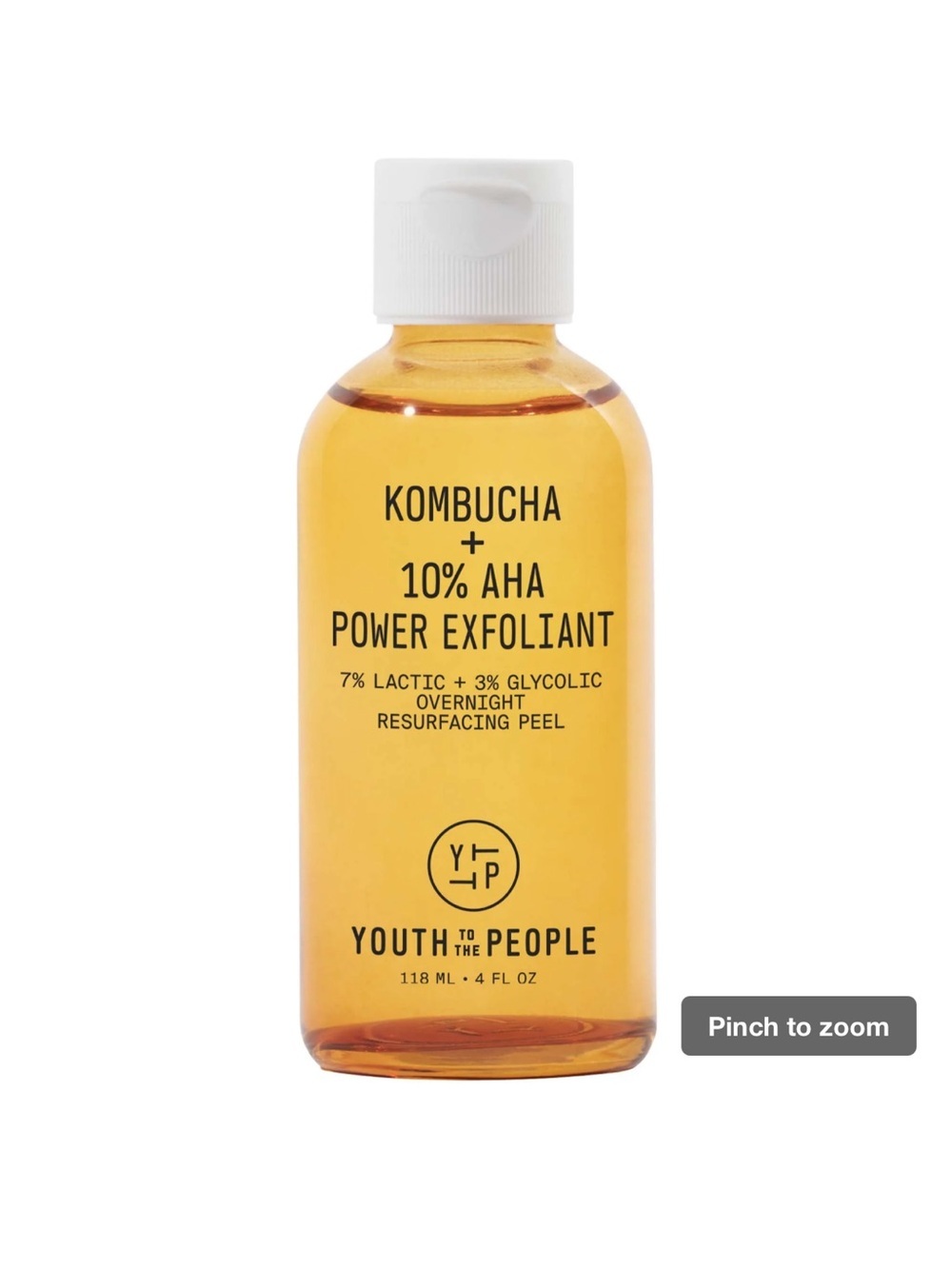 [SKIN] Youth To The People Kombucha + 10% AHA Power Exfoliant 118ml Discontinued